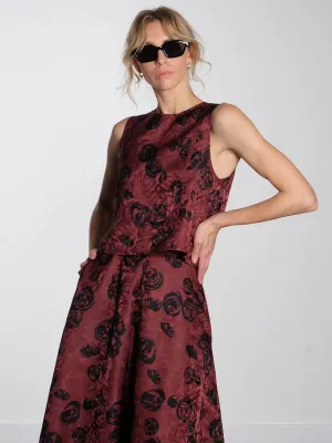 Madine Top - Bordeaux Rose