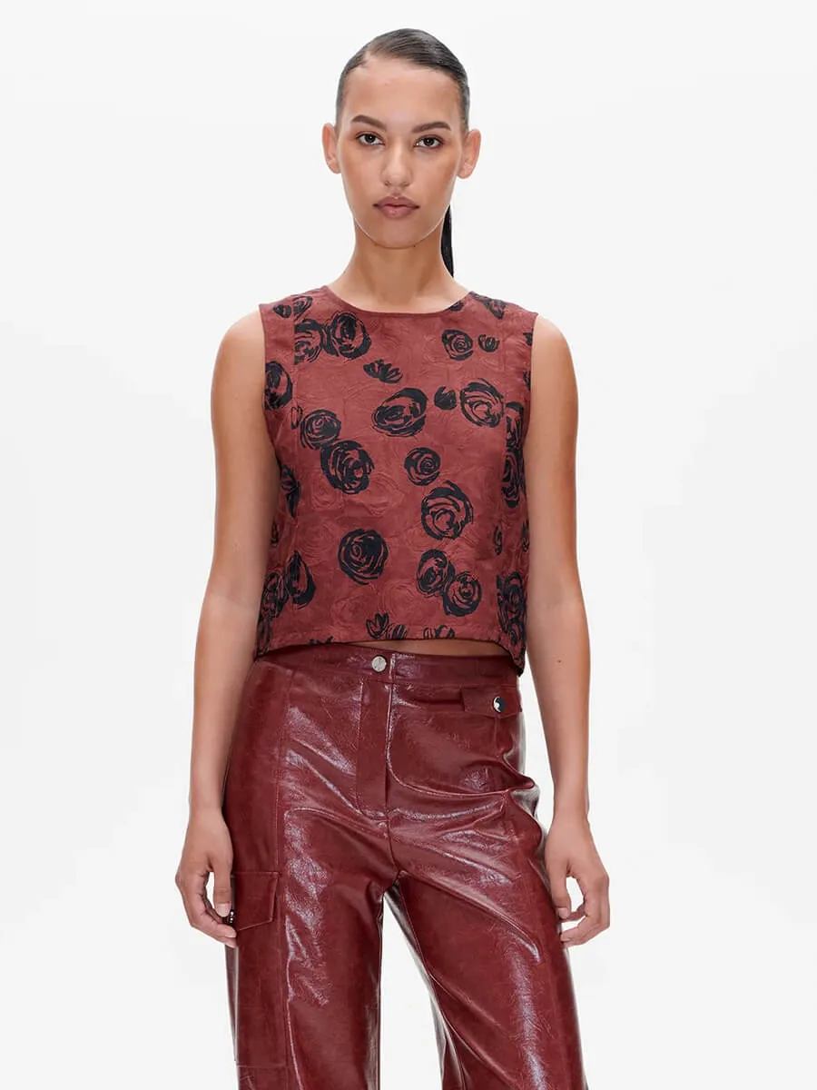 Madine Top - Bordeaux Rose