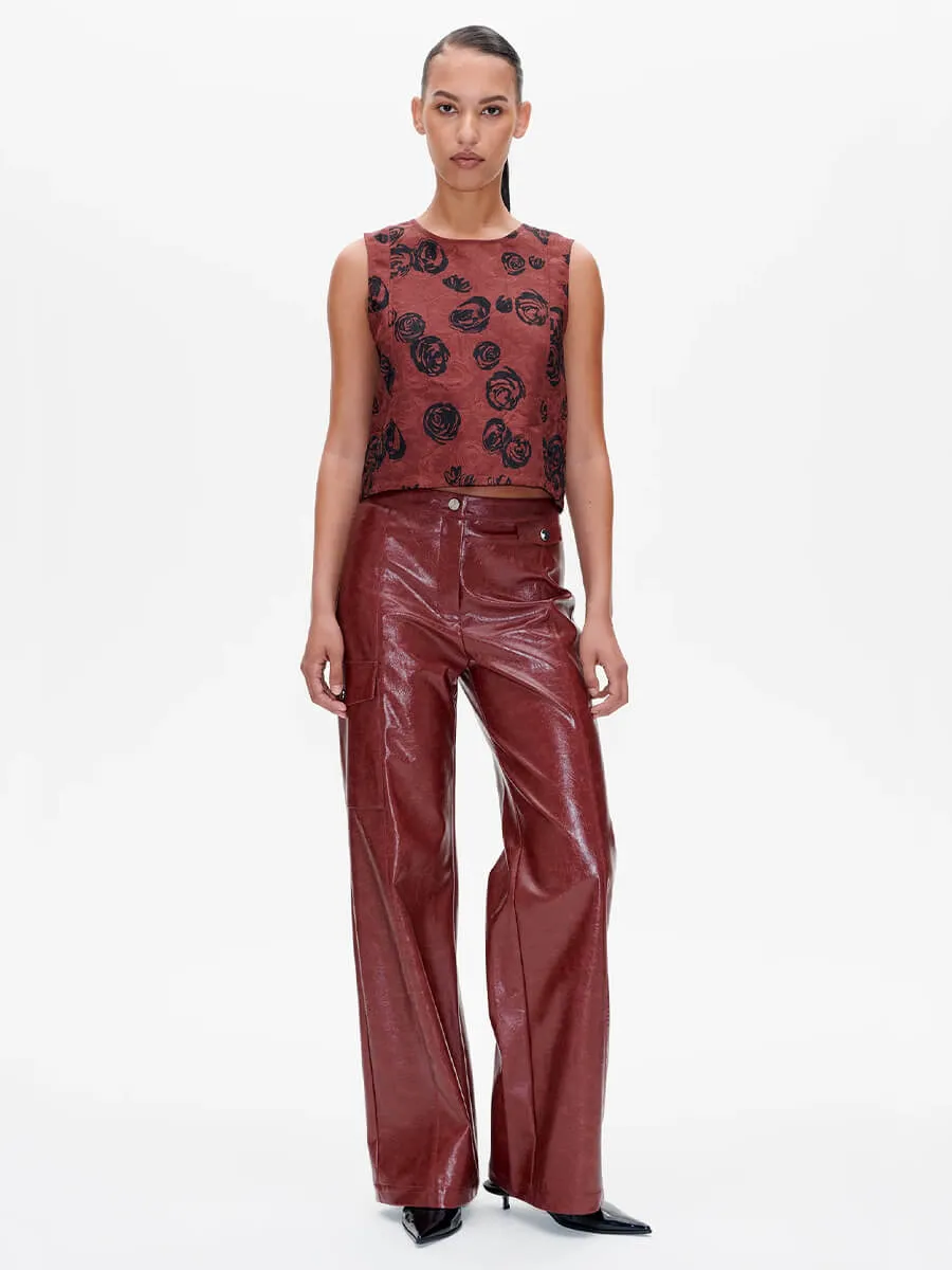 Madine Top - Bordeaux Rose