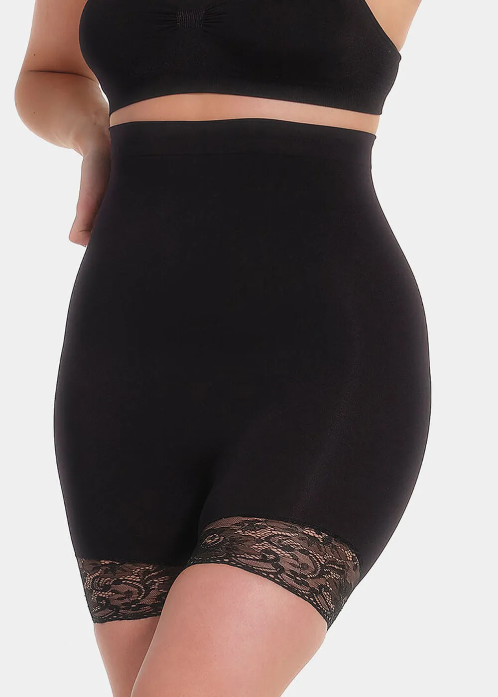 Magic Bodyfashion Comfort Lace High Short Black