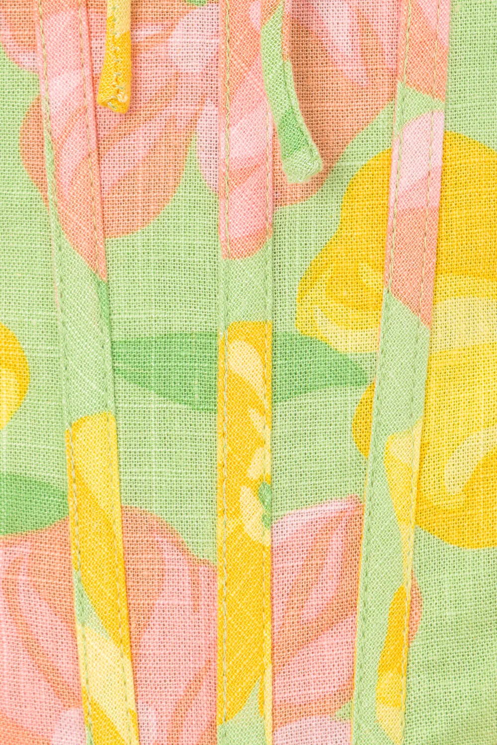 Marselle Midi Skirt - Rose Fill Green