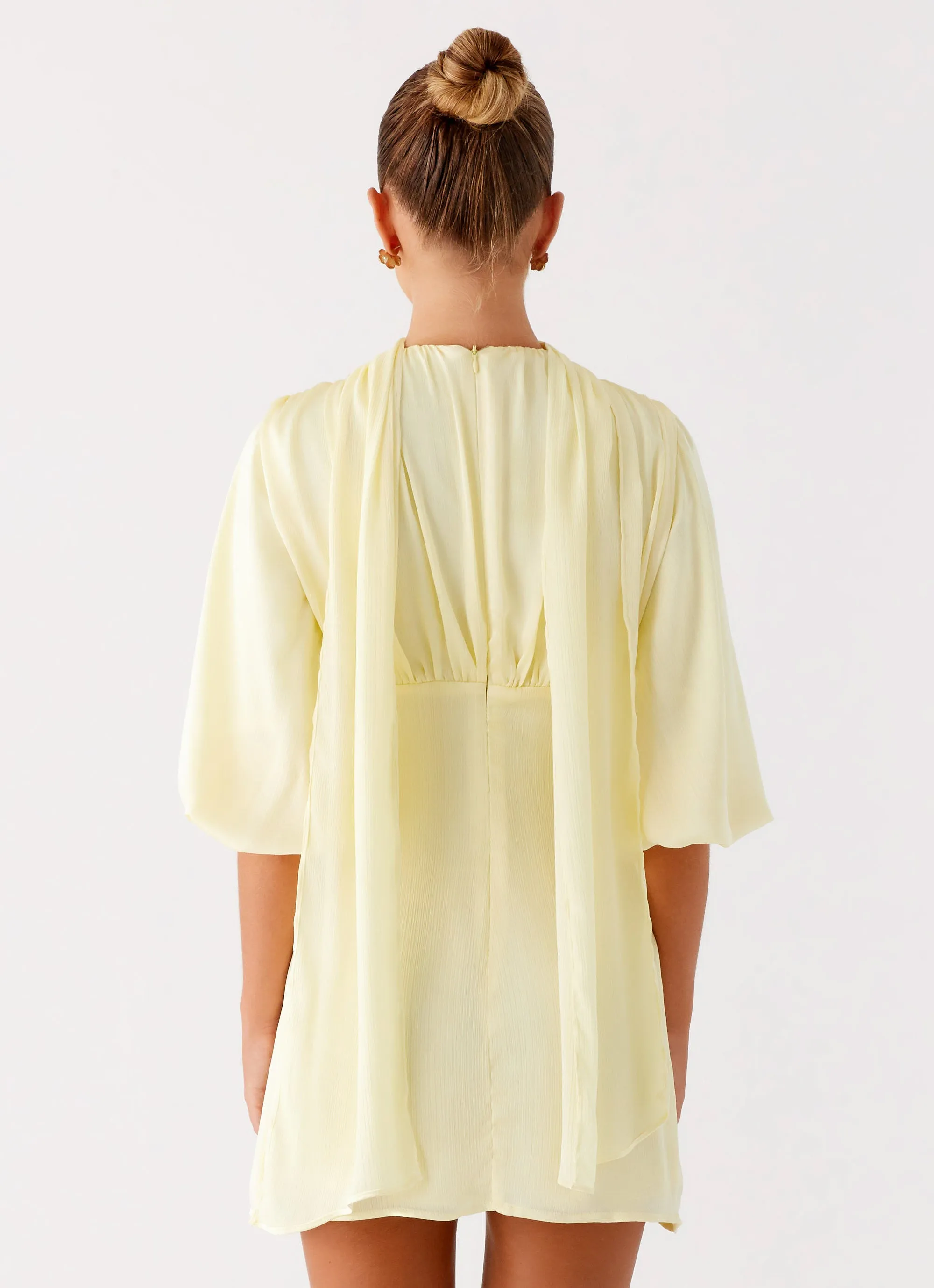 Mary Mini Dress - Yellow