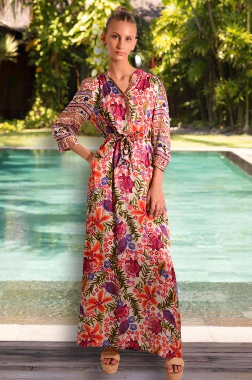 MARY SILK LONG DRESS (MORE COLOURS)