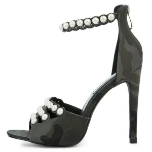 Meg-47 Army Grey High Heel ARMY
