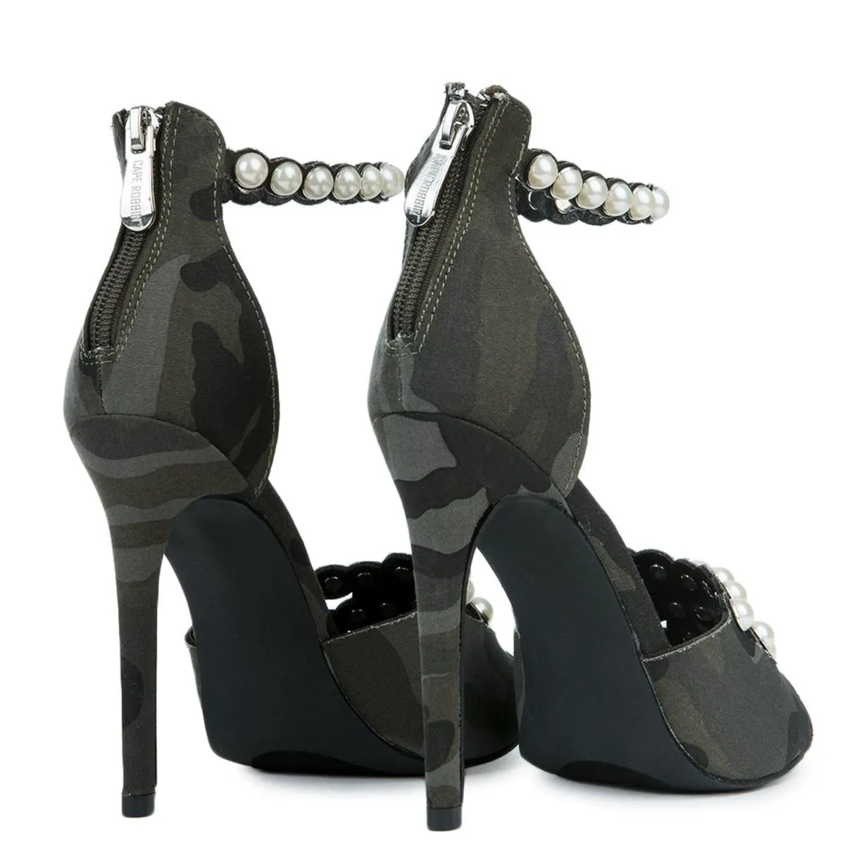 Meg-47 Army Grey High Heel ARMY