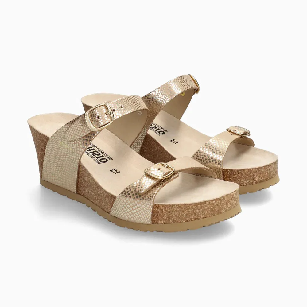 MEPHISTO- WOMEN'S LUISA HAVANA WEDGE SANDAL