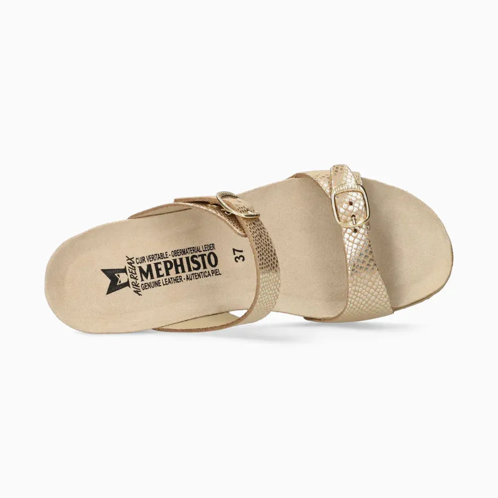 MEPHISTO- WOMEN'S LUISA HAVANA WEDGE SANDAL