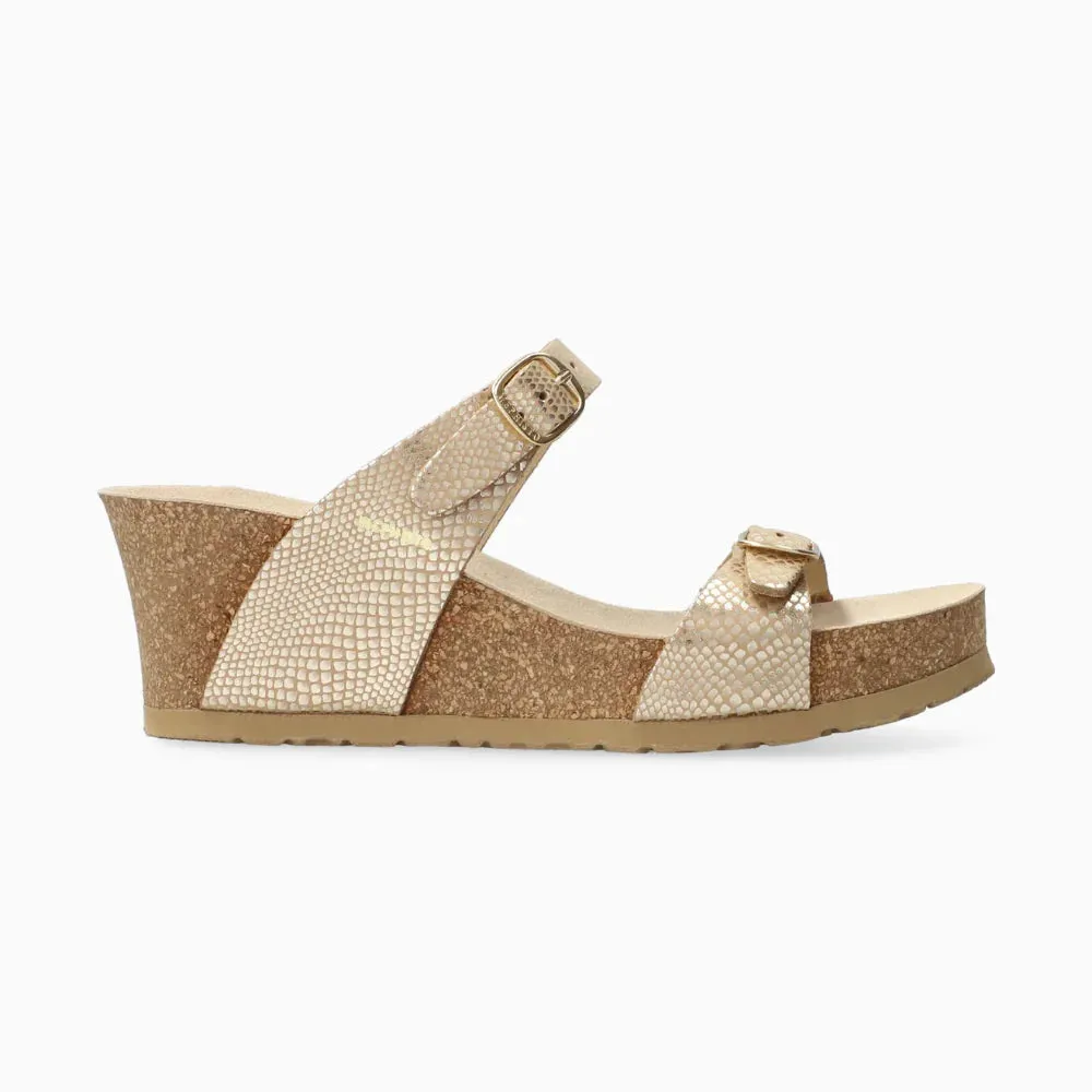 MEPHISTO- WOMEN'S LUISA HAVANA WEDGE SANDAL