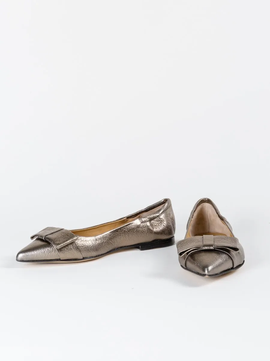 metallic flat - bronze