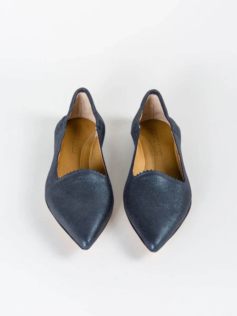 metallic loafer