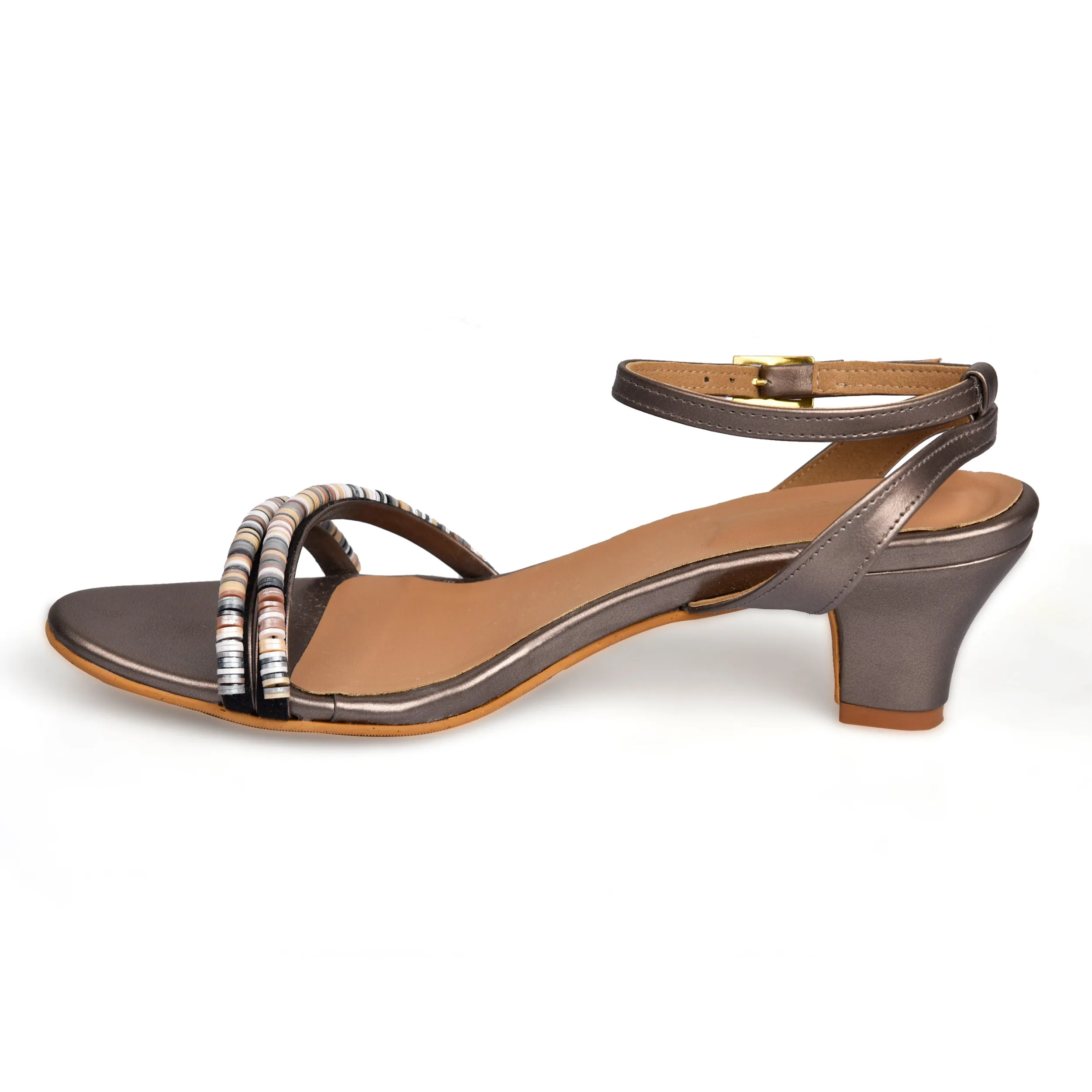 Metallic Sequins Heels