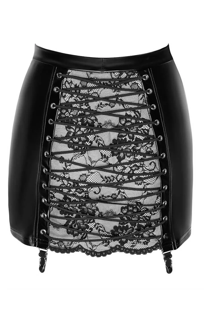 Mini skirt with lace-up back - The Ecstasy Cage