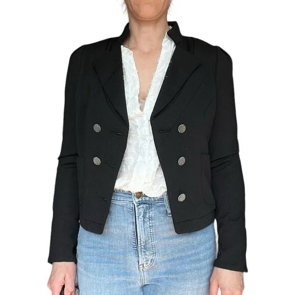 Mischa Barton Mary Jane Jacket in Black Size S NWOT