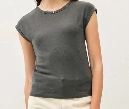 Molly Blouse in Charcoal