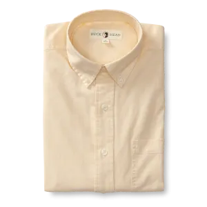 Morris Solid Cotton Oxford Sport Shirt - Golden Yellow