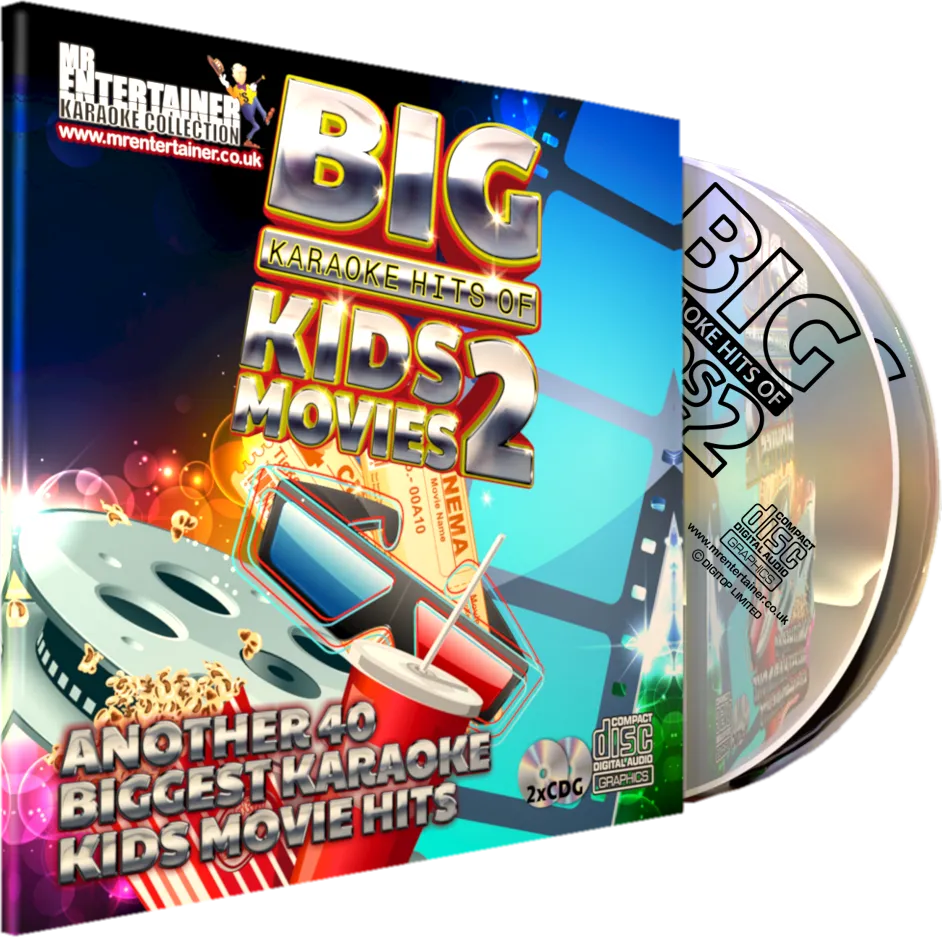 Mr Entertainer Big Karaoke Hits of Kids Movies Vol. 2