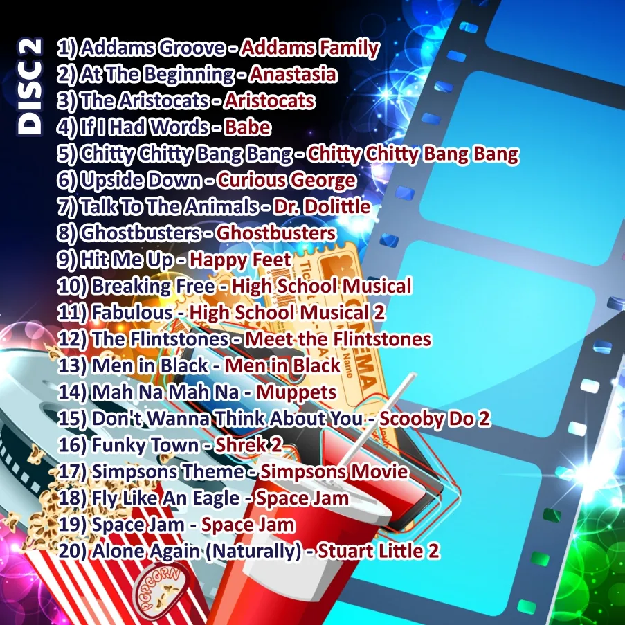 Mr Entertainer Big Karaoke Hits of Kids Movies Vol. 2
