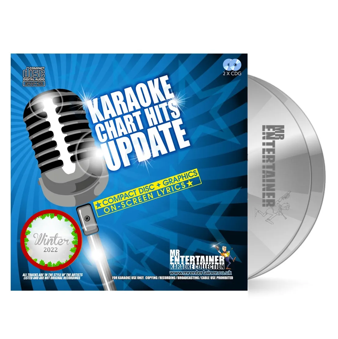 Mr Entertainer Karaoke Chart Hits Update - Winter 2022