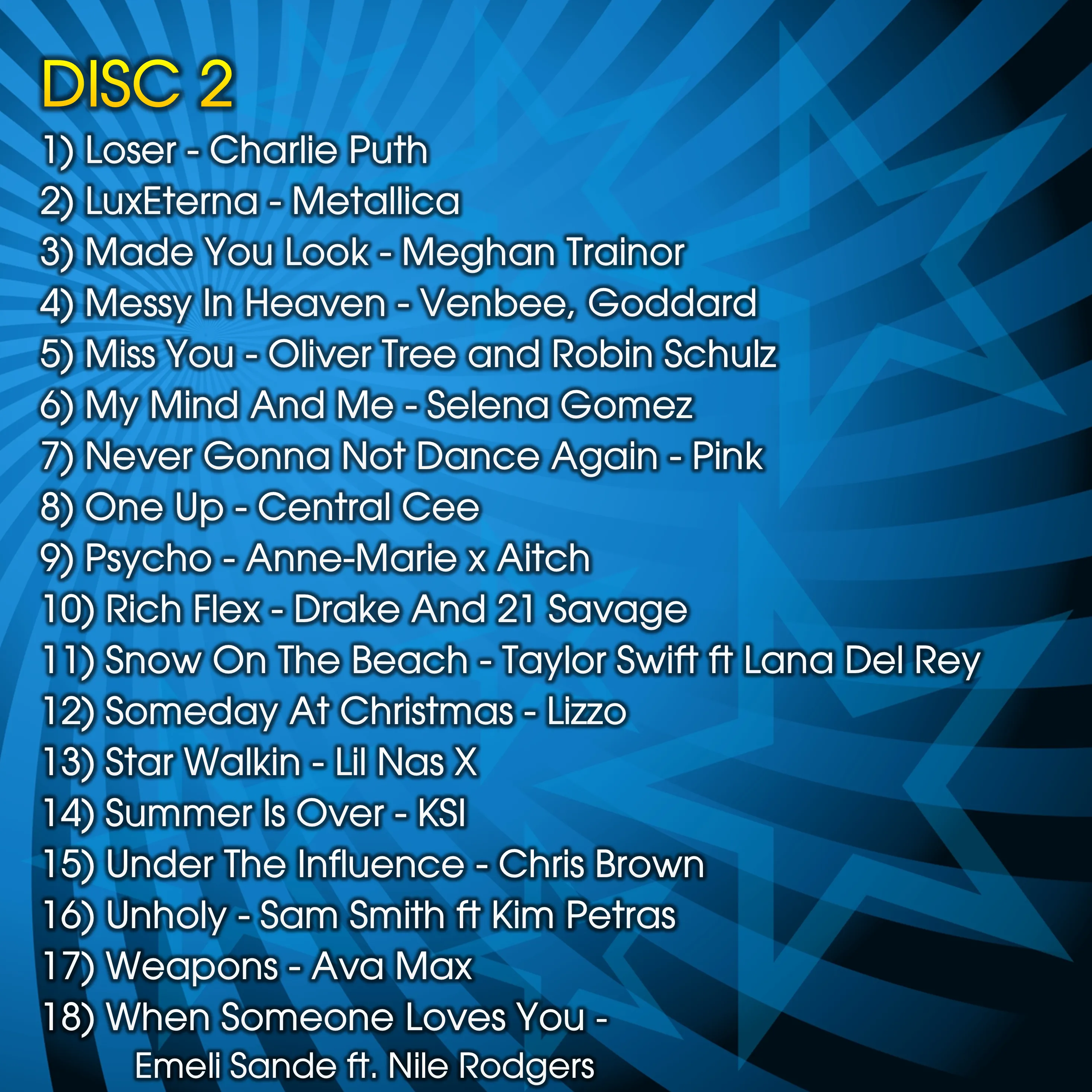 Mr Entertainer Karaoke Chart Hits Update - Winter 2022