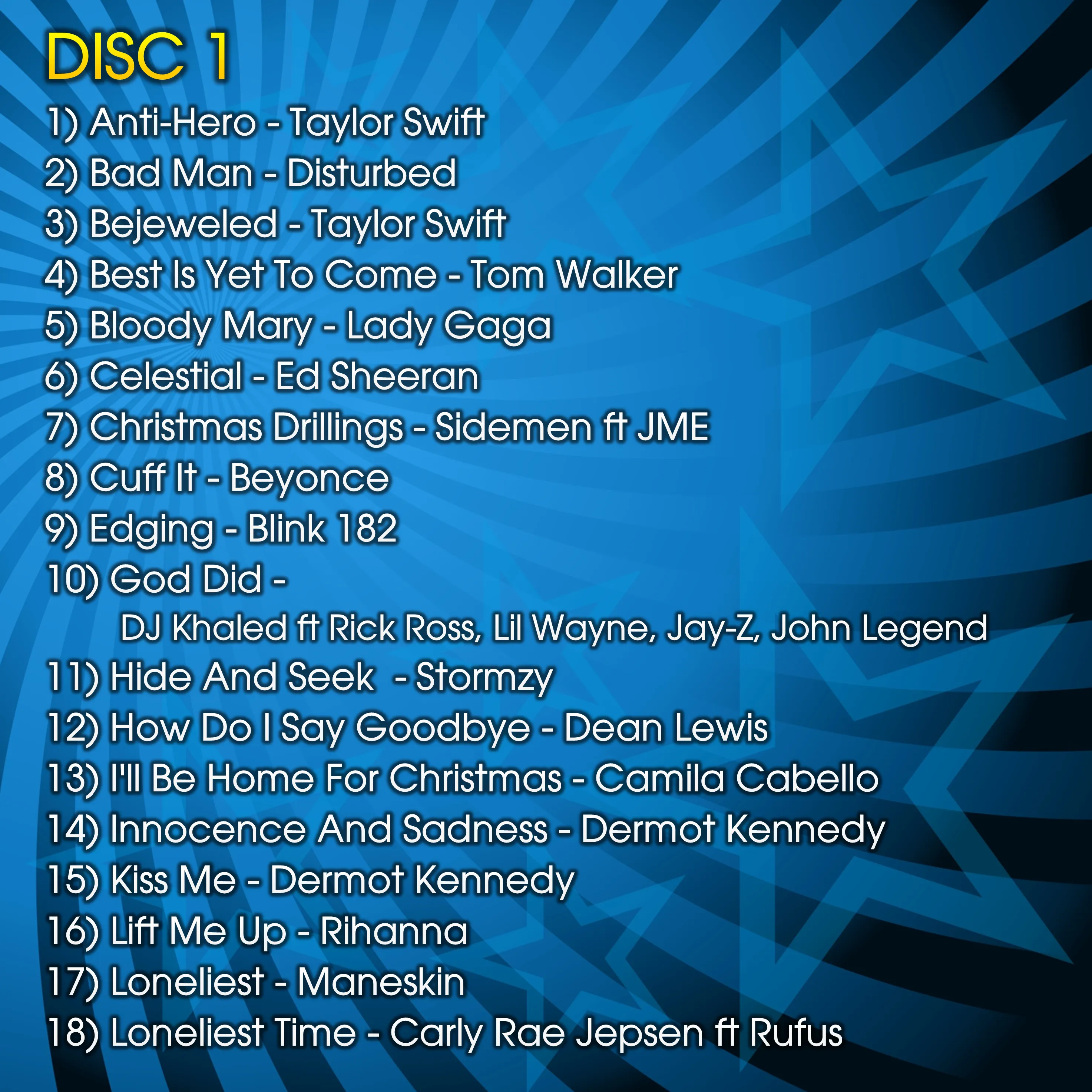 Mr Entertainer Karaoke Chart Hits Update - Winter 2022