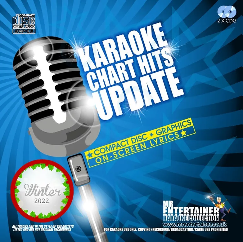 Mr Entertainer Karaoke Chart Hits Update - Winter 2022