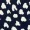 Navy Heart Print One Sleeve Mini Dress