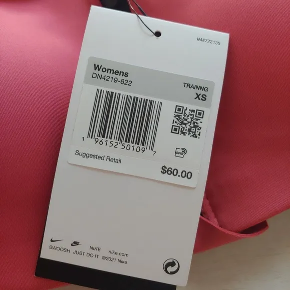 NIKE NEW Dri-FIT Shape Front Zip Sports Bra