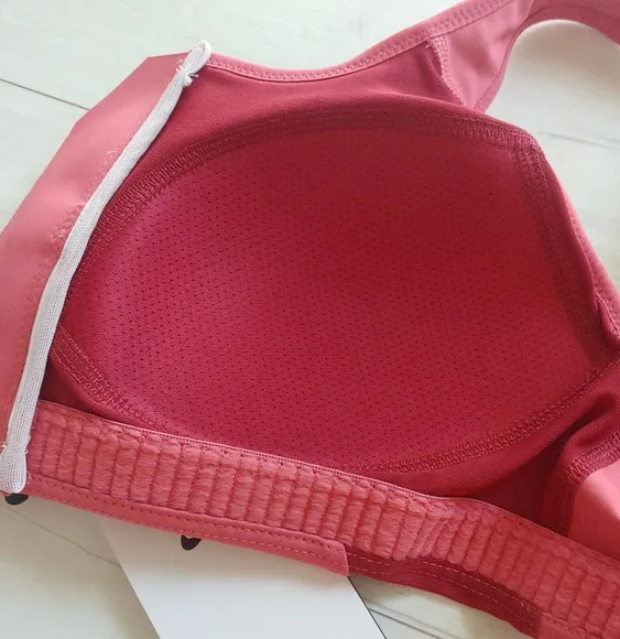 NIKE NEW Dri-FIT Shape Front Zip Sports Bra