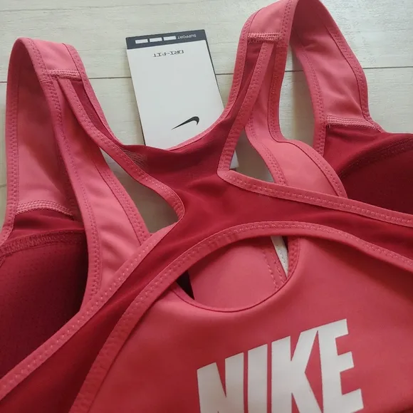 NIKE NEW Dri-FIT Shape Front Zip Sports Bra