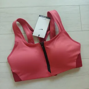 NIKE NEW Dri-FIT Shape Front Zip Sports Bra