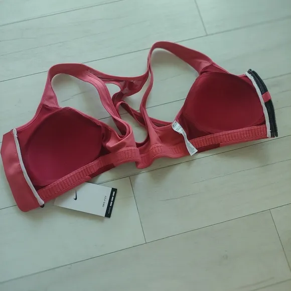 NIKE NEW Dri-FIT Shape Front Zip Sports Bra