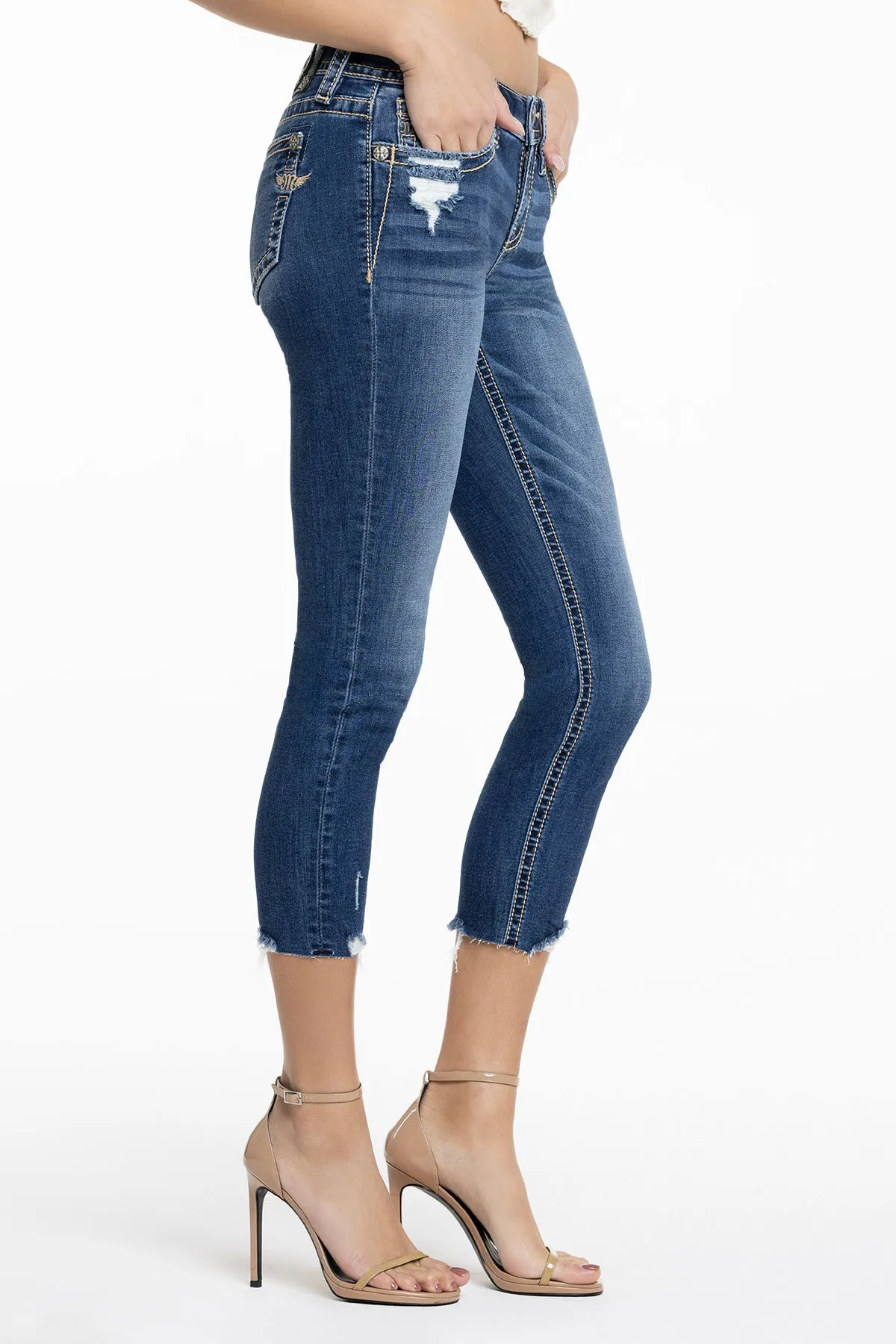 Noa Jane Cropped Skinny Jeans