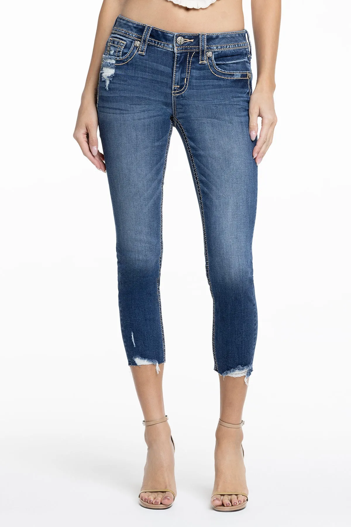 Noa Jane Cropped Skinny Jeans