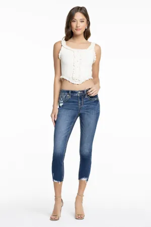 Noa Jane Cropped Skinny Jeans