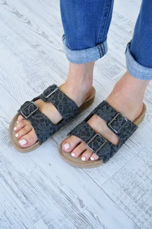 Not Rated Kisha Sandals ~ Black