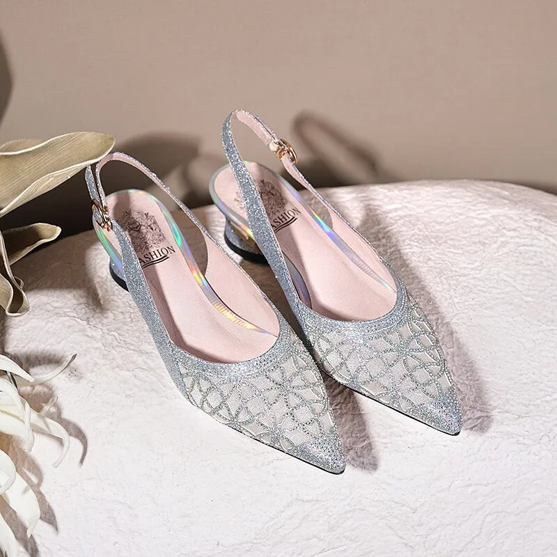 Office Lady Bling Women Shoes Sandals
