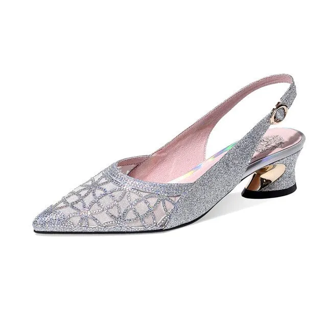 Office Lady Bling Women Shoes Sandals