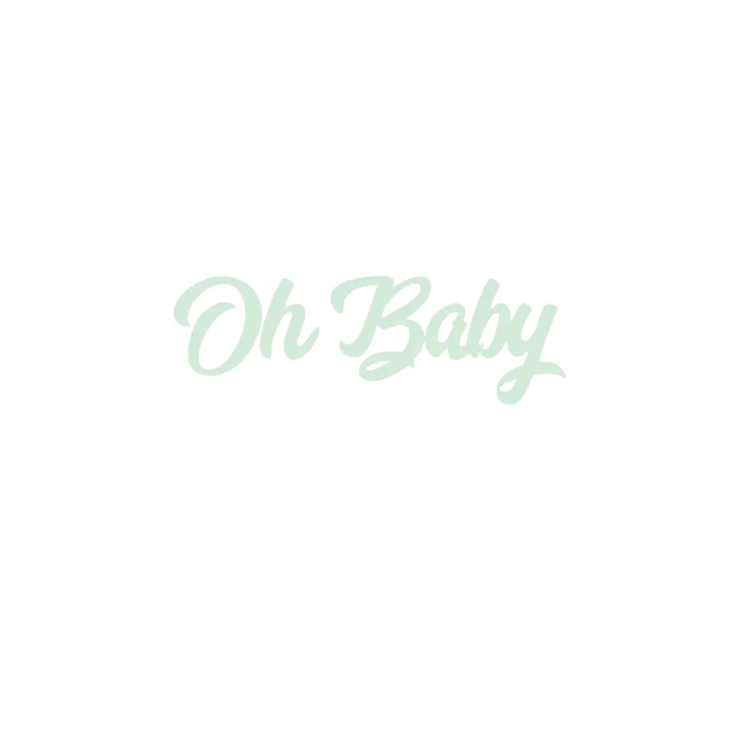 Oh Baby Mint Banner