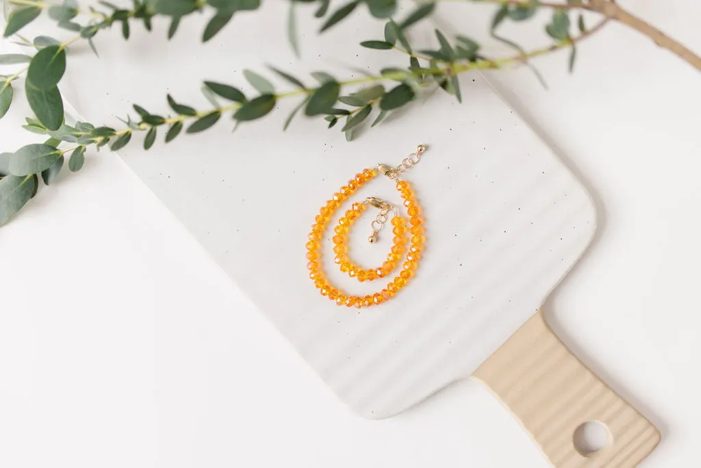 Orange Dream Bracelet (6MM Beads)