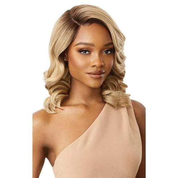 Outre Synthetic 5" Deep L-Part Swiss Lace Front Wig - DAVITA