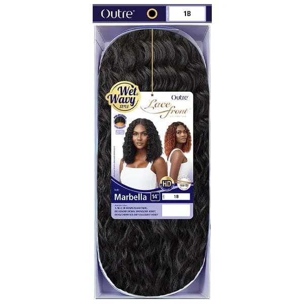 Outre Synthetic Swiss Wet & Wavy Lace Front Wig - MARBELLA