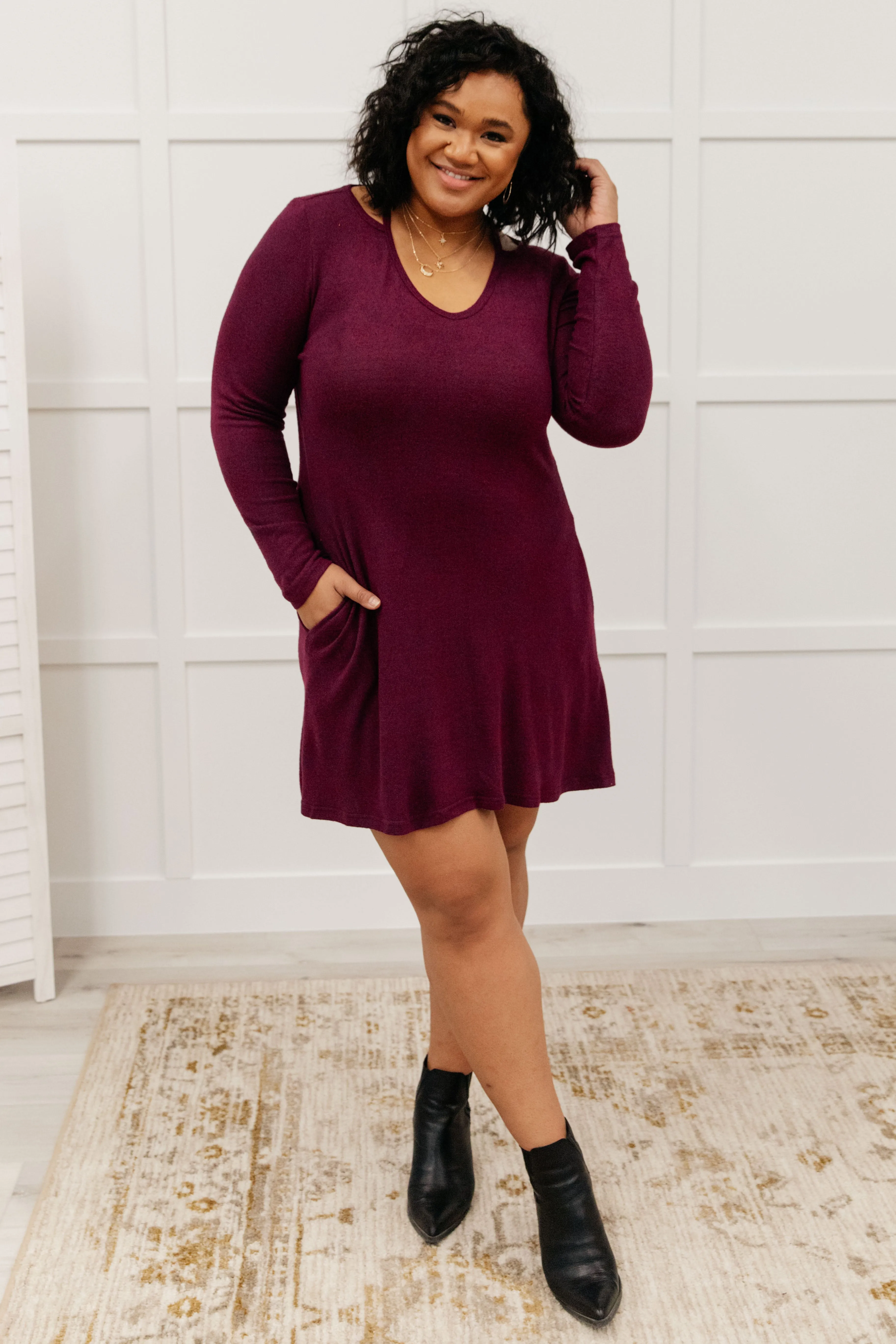 Paloma Tunic In Burgundy!