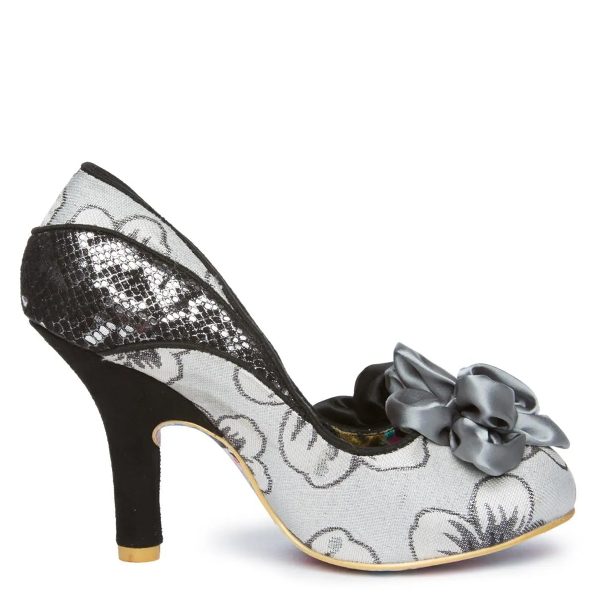Peach Melba Black High Heel BLACK