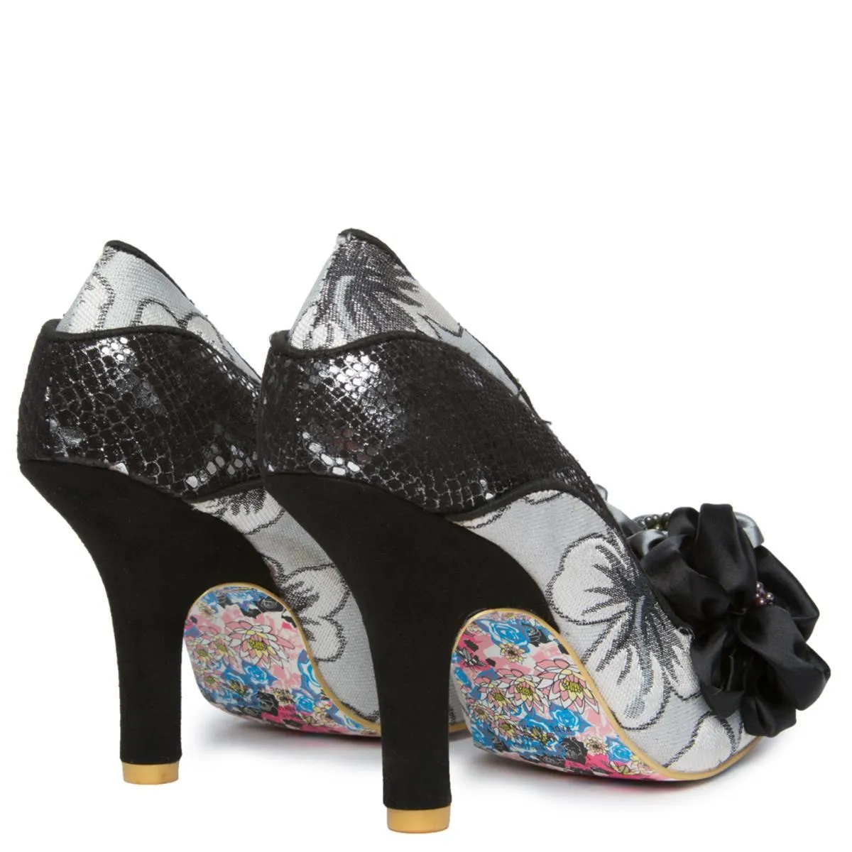 Peach Melba Black High Heel BLACK