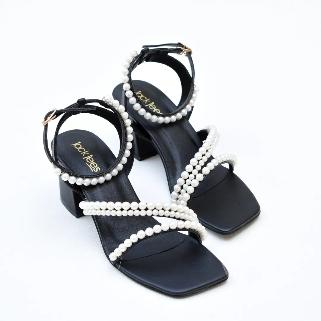 Pearl Stride Heels Black