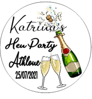 Personalised Celebrate theme Hen Party Badge