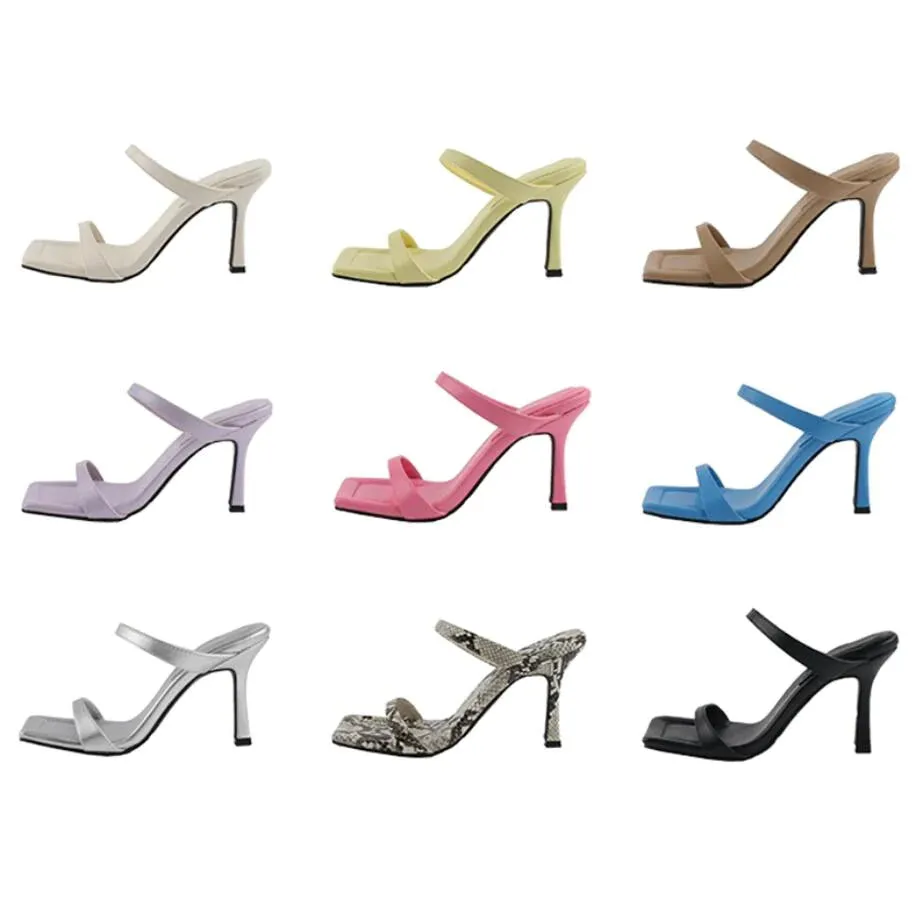 Petite Feet Heeled Square Toe Ankle Strap Sandals ES35