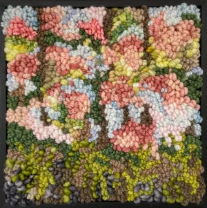 Pink Trees 8" x 8" Framed