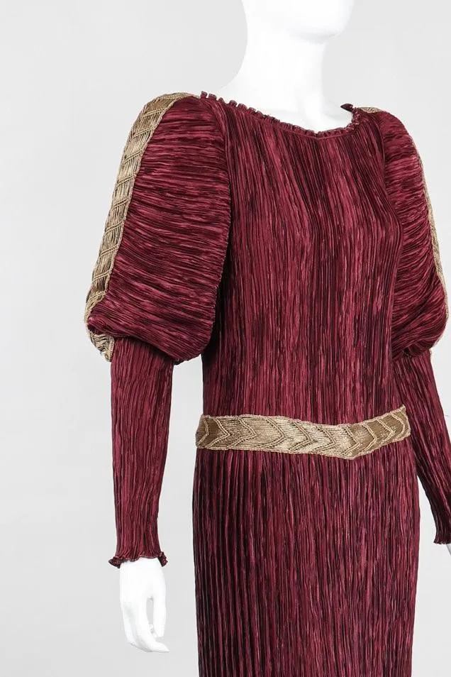 Pleated Juliet Gown
