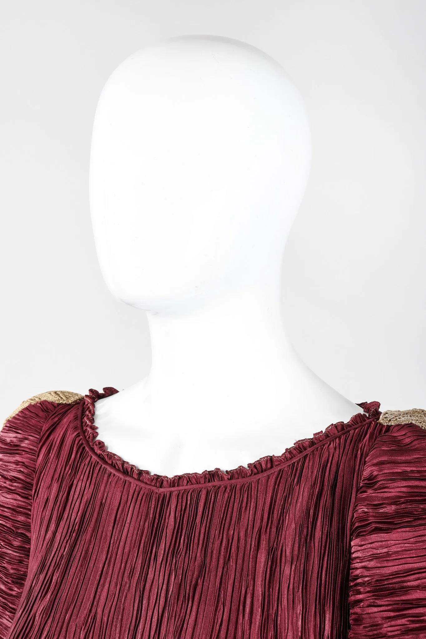 Pleated Juliet Gown